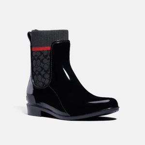 Coach Rubber Rain Bootie